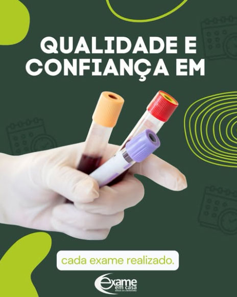 Qualidade e Confiança em cada exame — Exame em Casa Sabará